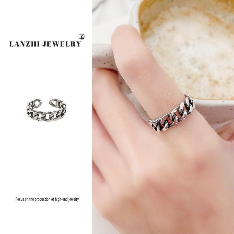 Inel Thai Argint pentru Femei, Stivuibil - Argint 925, Design de Nișă, Bijuterii Simple și Versatile