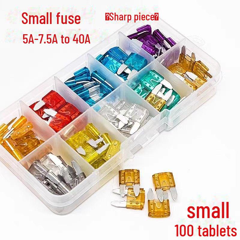 

Смешанный автомобильный комплект предохранителей, средние и мини-размеры, 5A-40A для легковых и грузовых автомобилей