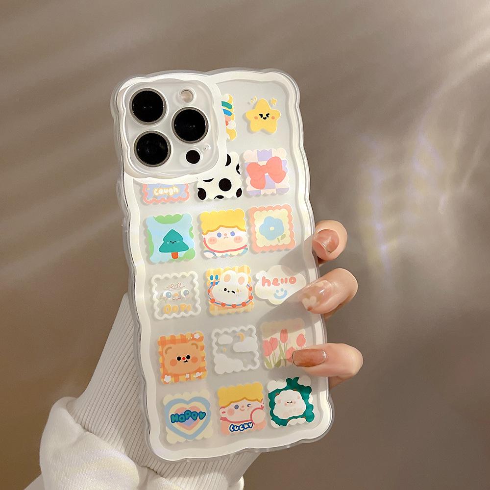 Cartoon Style Case for iPhone 13 iPhone 15 iPhone 16