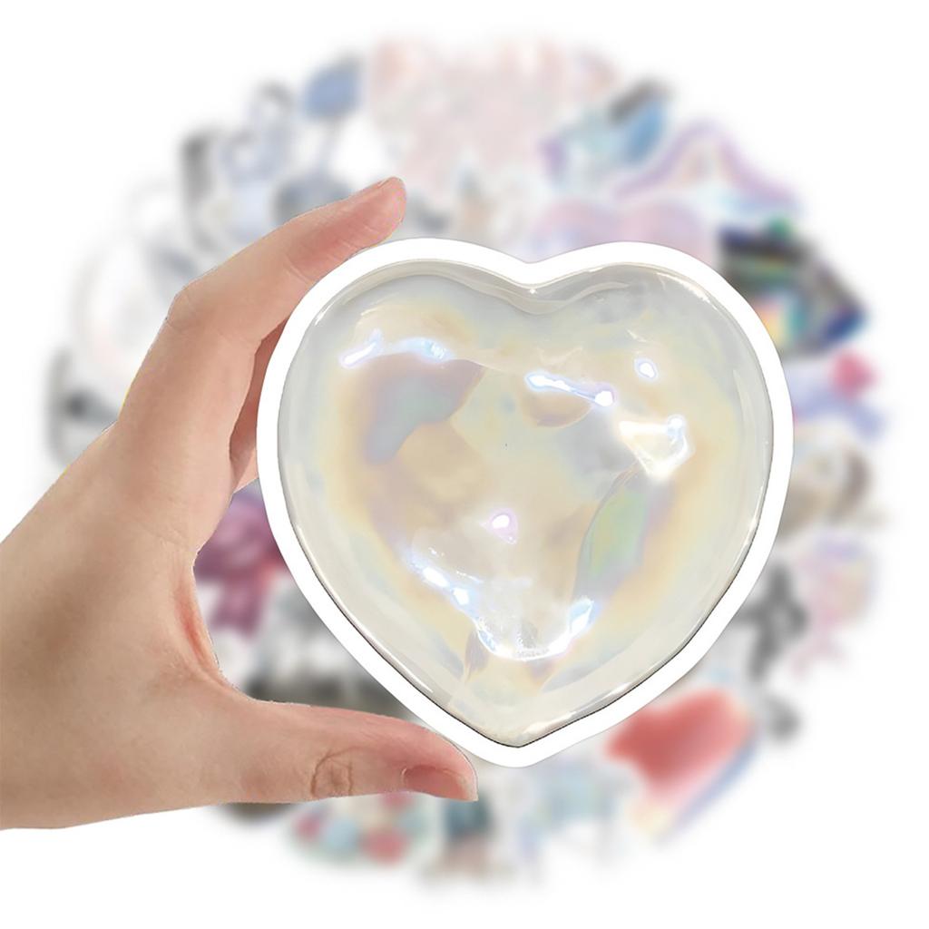 63pcs Shiny Stickers Decoration DIY Skateboard Phone Fridge Bike Cute Decals Toys