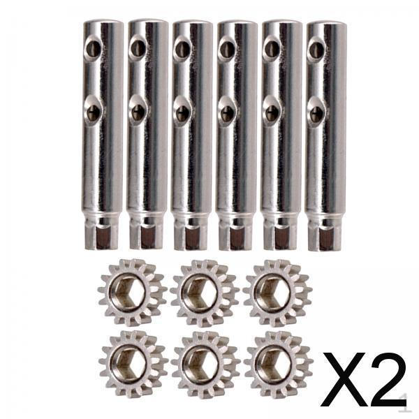 

2x6Pcs Guitar Tuning Pegs Tuners Machine Heads Gear and Pins Parts Style8