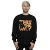 Star Wars Mens The Mandalorian The Way Poster Text Sweatshirt