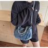 Denim Bag Women's Large-capacity New Summer Versatile Messenger Bag Casual Shoulder Commuter Tote Bag