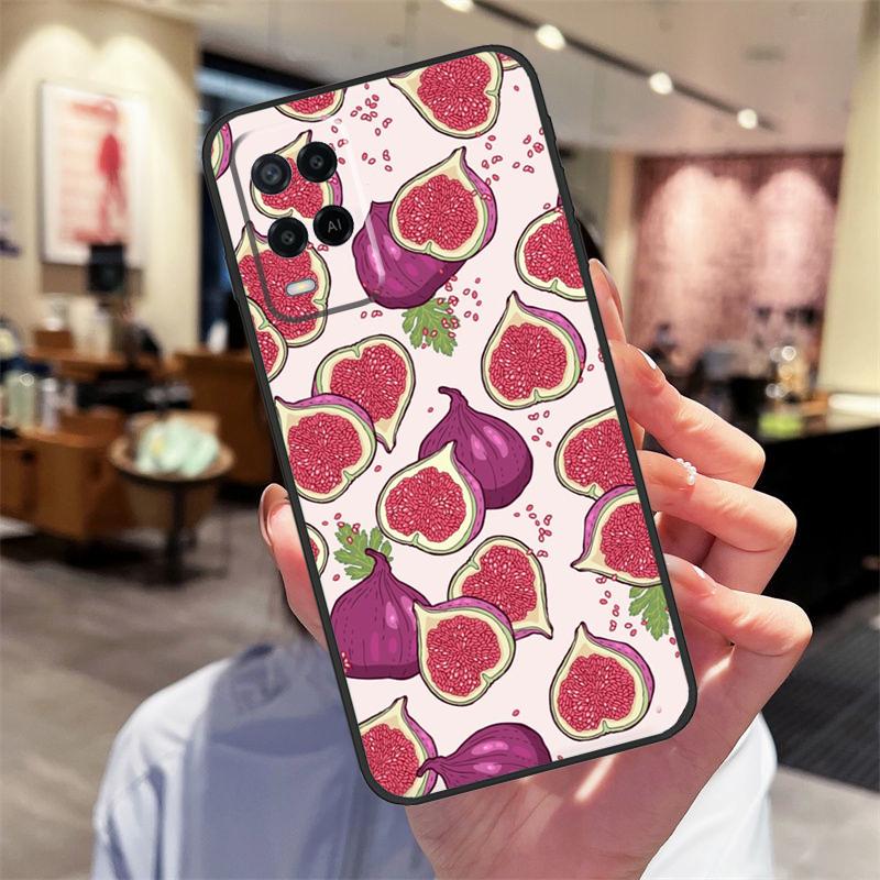 Avocado Pear Papaya Fruit Case For Oppo A94 A54 A40 A60 A80 A98 A78 A18 A38 A58 A16 A76 A96 A17 A77 A74 A57S A15 Cover