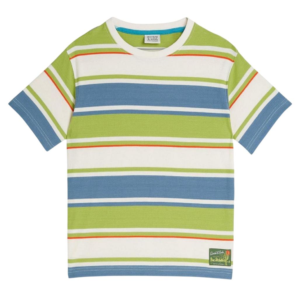 Scotch Boys Striped Oversized T-Shirt