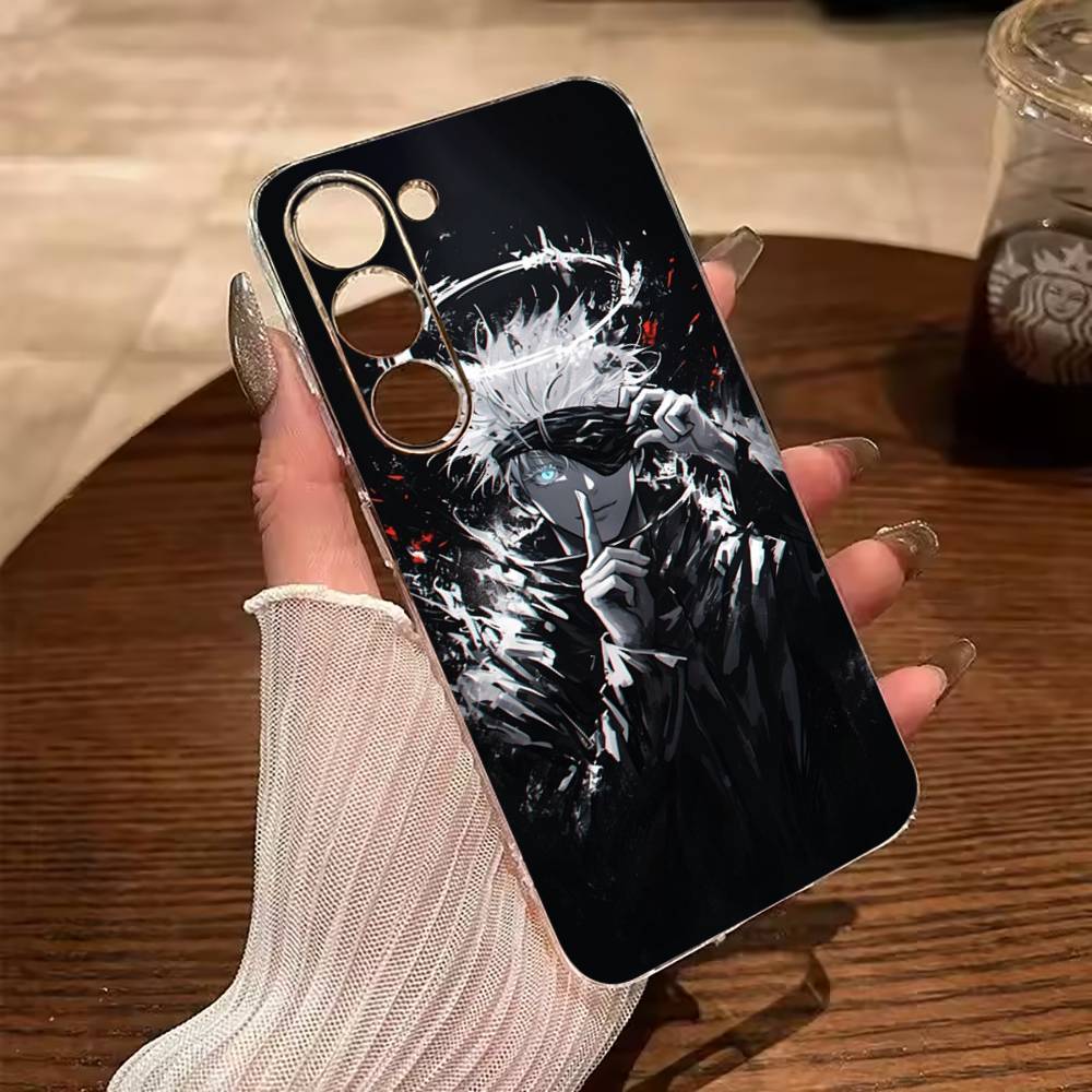 Popular-Anime--Jujutsu -Kaisen Phone Case For Samsung Galaxy A71,A70,A52,A51,A40,A30 Transparent Cover