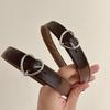 Christmas Headband with Heart Shaped Buckle Hairband Leather Hairband for Girls
