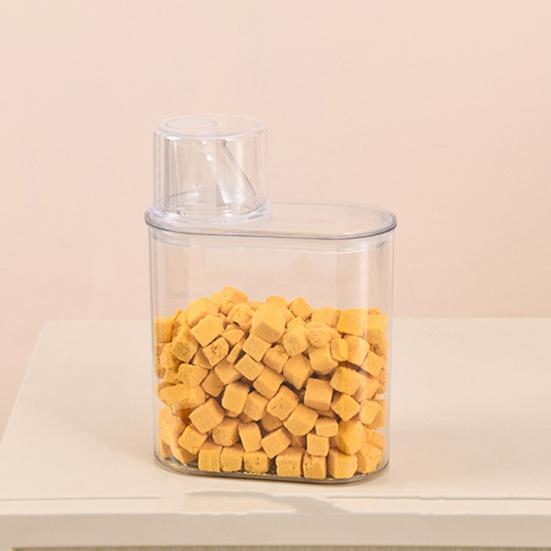 Versiegelter Lebensmittelaufbewahrungsbehälter Transparenter luftdichter Getreidebehälter Aufbewahrungsbehälter mit Ausgießer für Reis Bohnen Mehl Snacks Küche