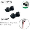 Waterproof 50A For Anderson-Plug Cable Gland Insert Black Dual Hole Cord-Plug