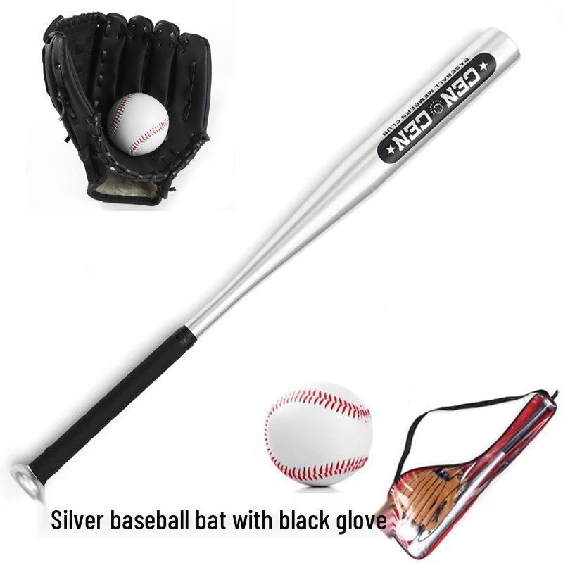 Kids' Oak Aluminum Alloy Baseball Set: Bat, Glove & Ball - Perfect Gift.