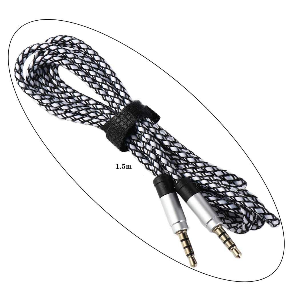 Line Speaker Wire Car AUX Cable Audio Adapter Cord Headphone Extension Cord 3.5mm Audio Cable