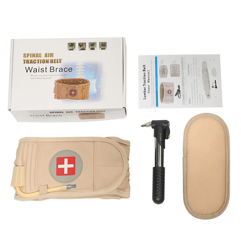 

1Pc Explosive Waist Protection Inflatable Belt Unisex Care Traction Fixed Lumbar Spine Support Waist Support Decompression Airbag Waist Protection