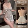 Sexy lingerie sexy pure lace suspender hot flirting couple dating robe