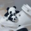 1Pcs Cute Panda Baby Shoe Charms Lovely Cartoon Stereoscopic Sandals Shoe Decoration Children DIY Slipper Hole Shoes Accessories