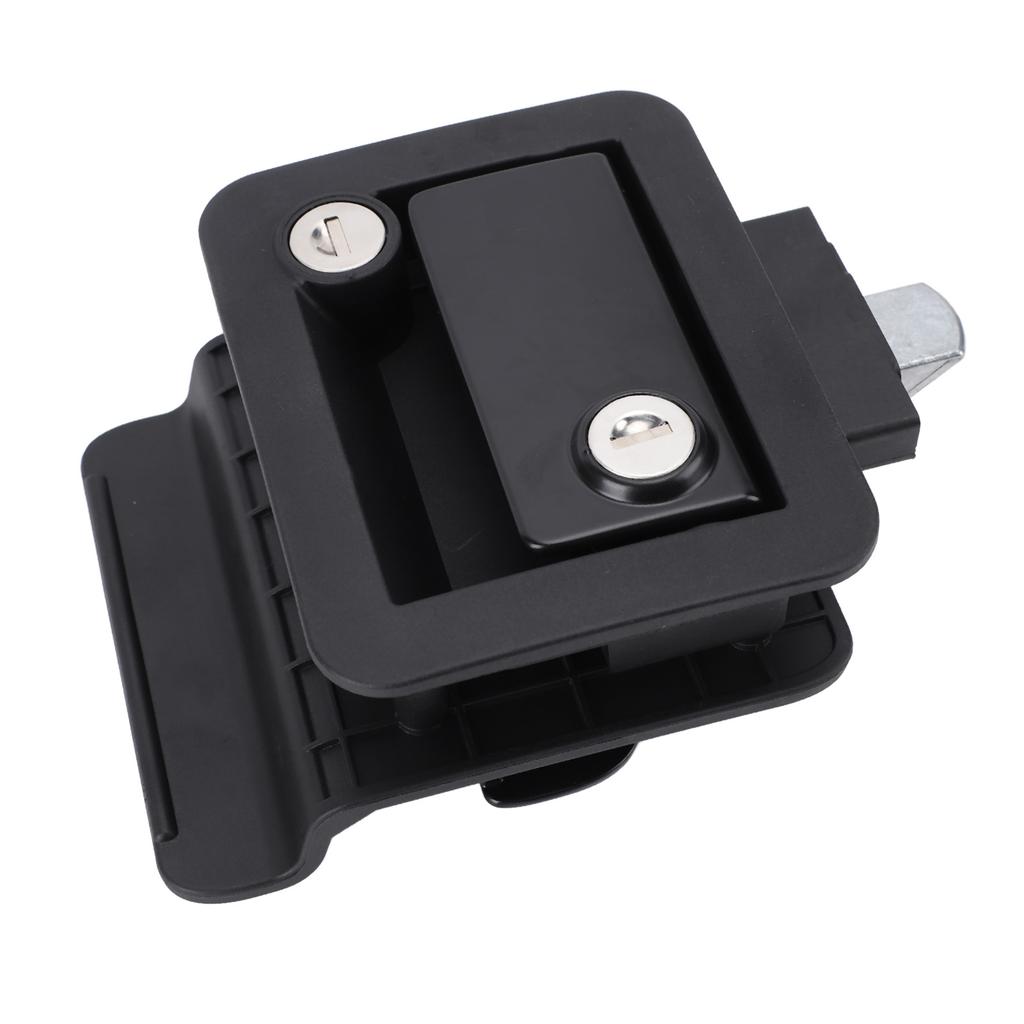 RV Door Lock Zinc Alloy with Back Locking Switch Enhanced Security for Motor Home Travel Trailer