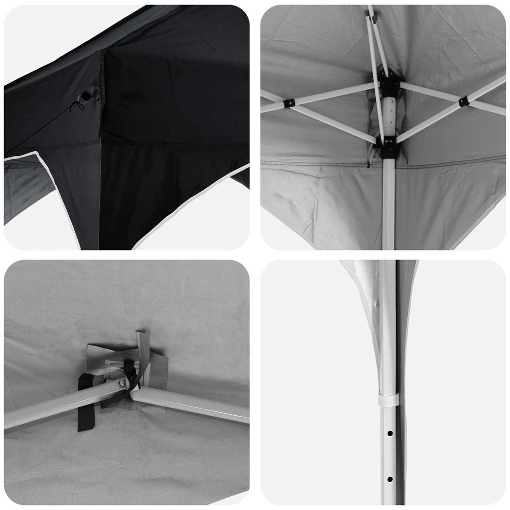 Pop Up Party Tent 290 X 290 X 245 Cm Anthracite