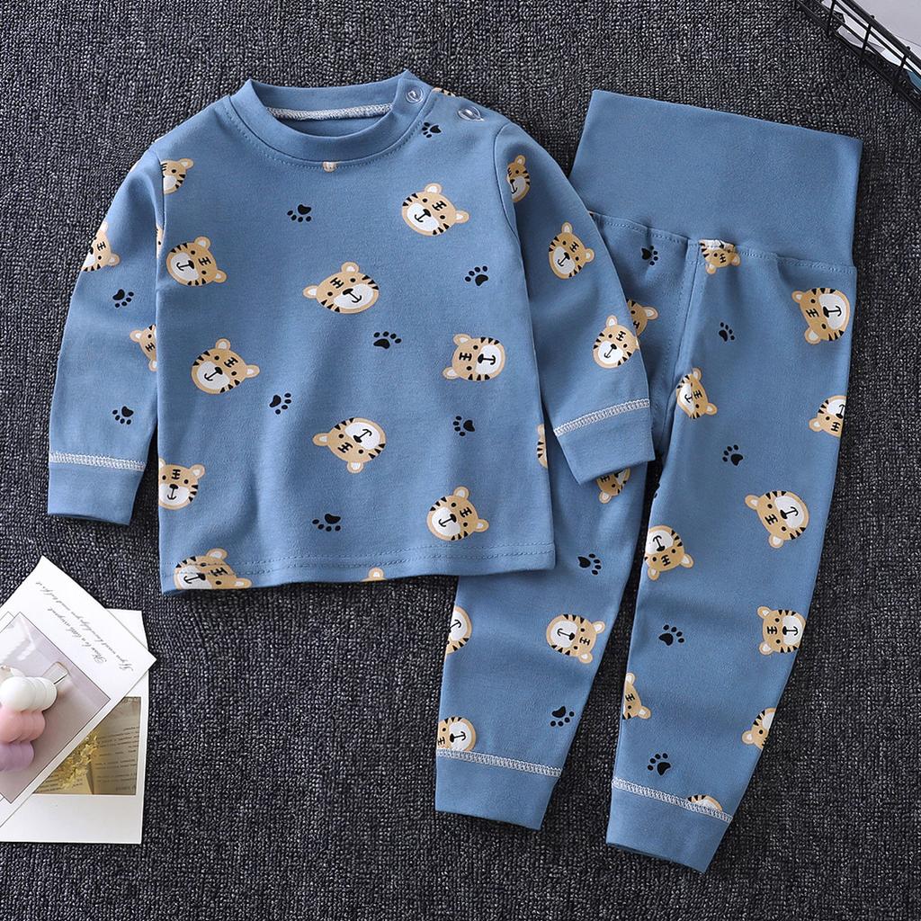 Kinder-Unterwäsche-Sets - Langarm- und Langhosen-Sets Für Jungen, Lässige Pyjama-Sets Für Mädchen Im 2-teiligen Stil