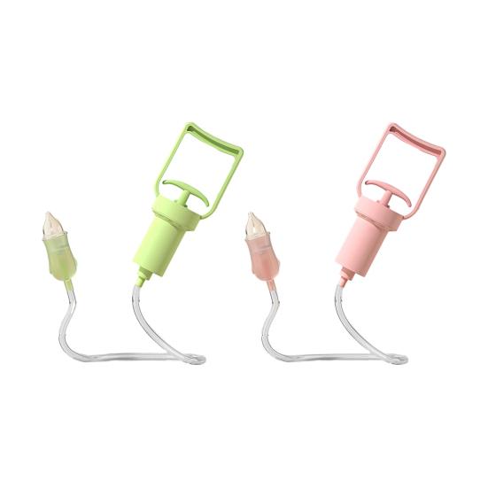 Silicone Nasal Aspirator Nose Cleaner Compact Design Portable User-friendly Suction Pump Manual Nasal Aspirator for Kids