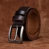 Retro Fashion Simple Versatile Casual Belt Men'S Leather Pin Buckle First Layer Cowhide Men'S Jeans Belt Men'S