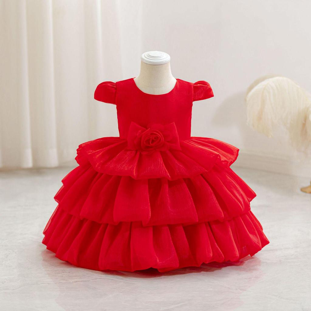 Suknia księżniczki high-end dla dziewczynek na wieczór, wesele, urodziny lub występ