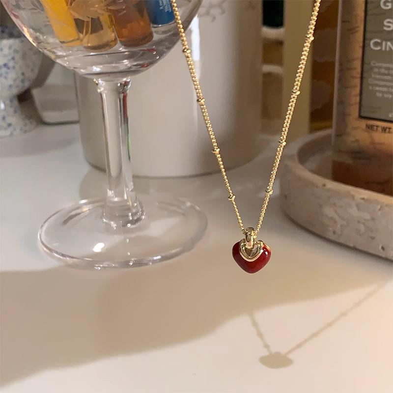 

Ожерелье Ankola Red Clavicle для женщин – элегантный ретро-дизайн, модный аксессуар высокого класса