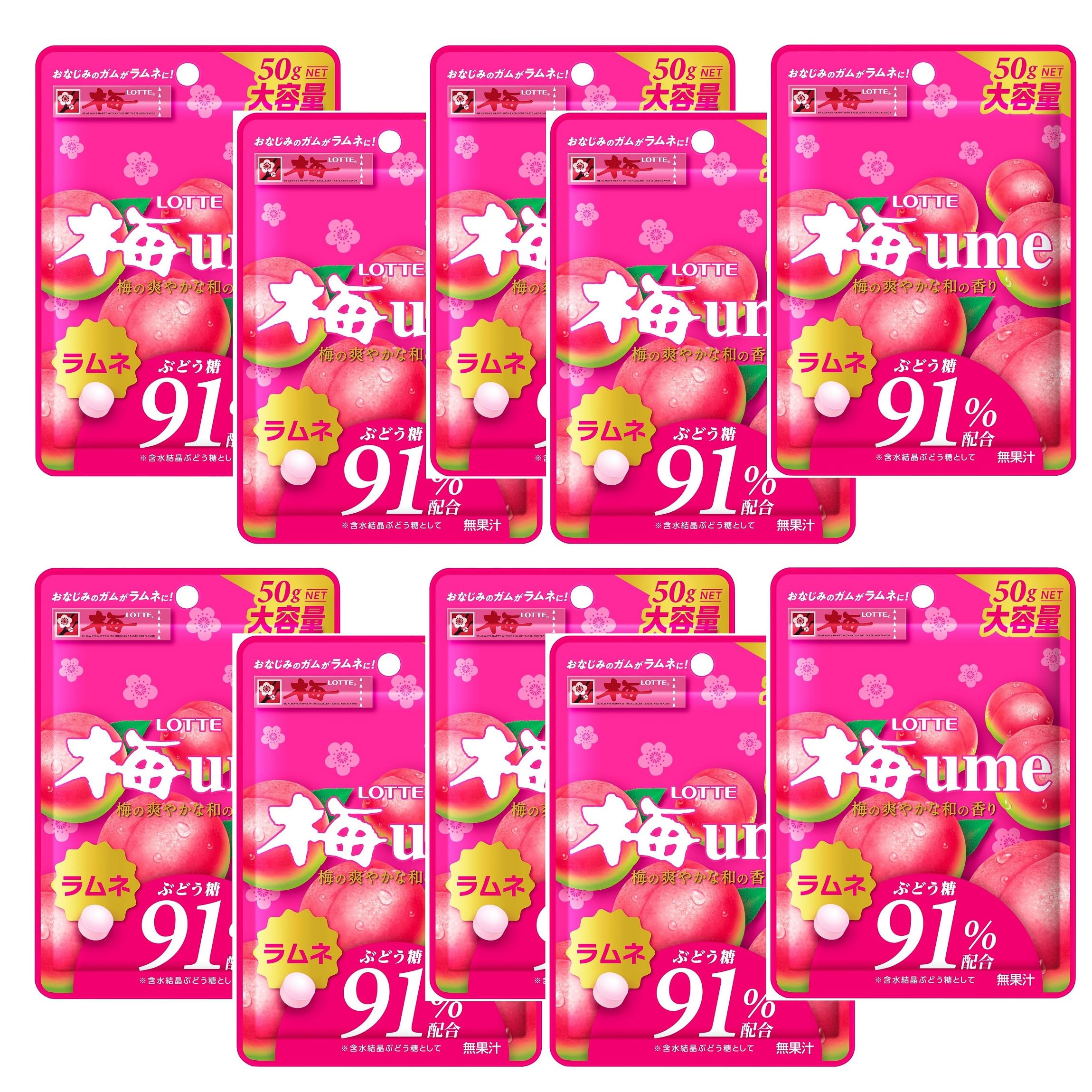 

Lotte сливовый рамун 50 г x 10 пакетиков