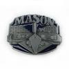 BuckleMASON Retro Freemasonry Belt Buckle - American West Stonemason Design