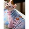 Winter Sphinx Cats Clothes Cotton Kittens Jumpsuit Warm Clothing For Sphynx Pet Costumes Plus Velvet Thickening DevonRex Ragdoll