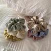 Luxury Satin Hair Tie: High-End French Design, Korean Leather Style