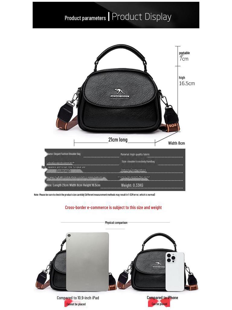 2025 Women's Fashion Crossbody Handbag: Stylish Shoulder Bag for Sophisticated Ladies and Mothers