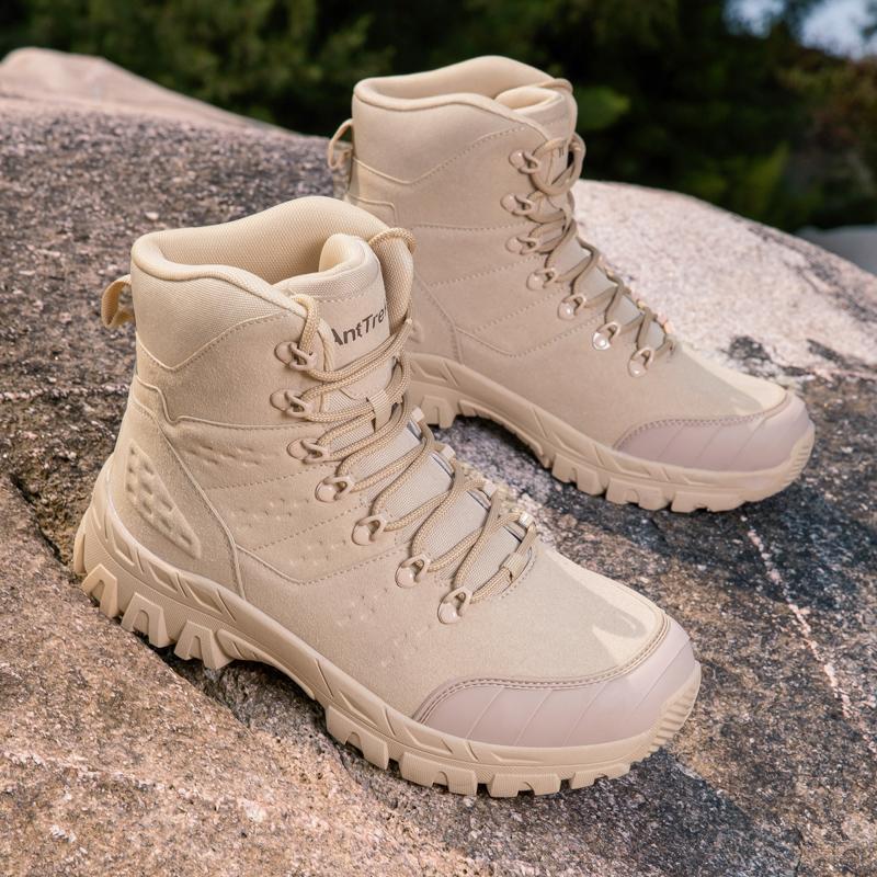 Men's field training boots four seasons breathable lightweight anti-slip outdoor jungle combat boots casual walking hiking boots