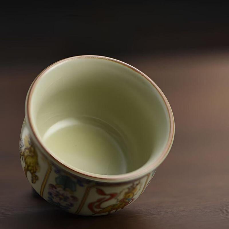 Shangqi Zhaocai Ceramic Kung Fu Teacups Set