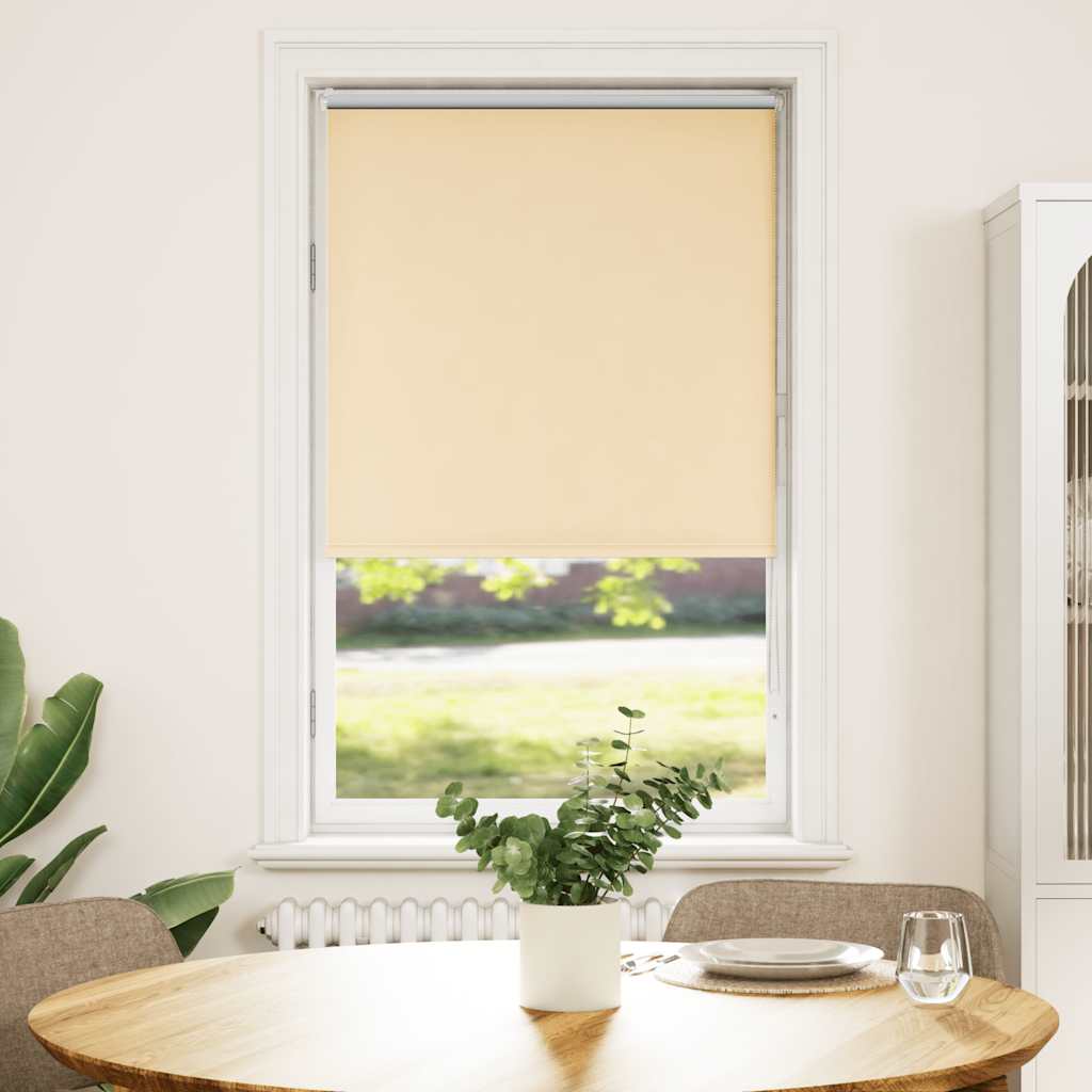 Beige Blackout Roller Blind 65X130 Cm Fabric Width 60.7 Cm