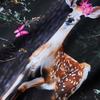 Robe sweat - vidaXL - Imprimé deer - Marine - 1,5 à 10 ans - Résistante et légère