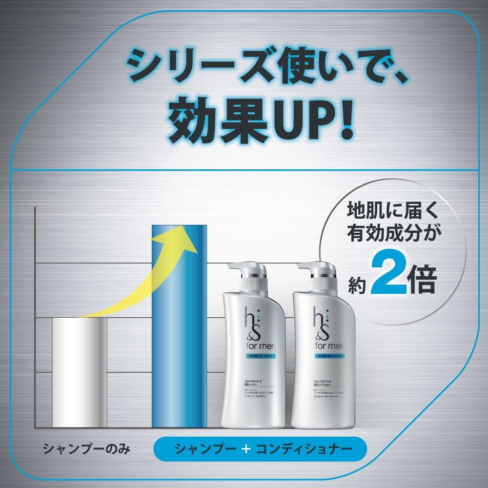 for men Scalp EX Medicated Conditioner Pump 520g h&s [Quasi-drug]