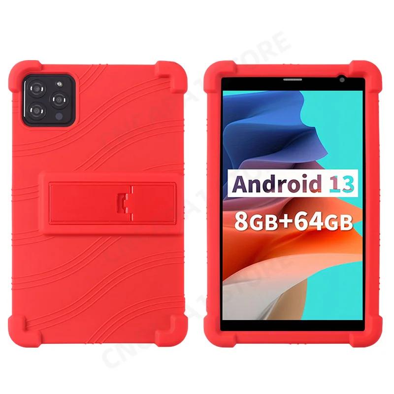 Soft Silicon Cover For PRITOM Tronpad B8 / NEWISION VOLENTEX L8 Case 8" Tablet PC Protector Funda with 4 Shockproof Airbags Soft