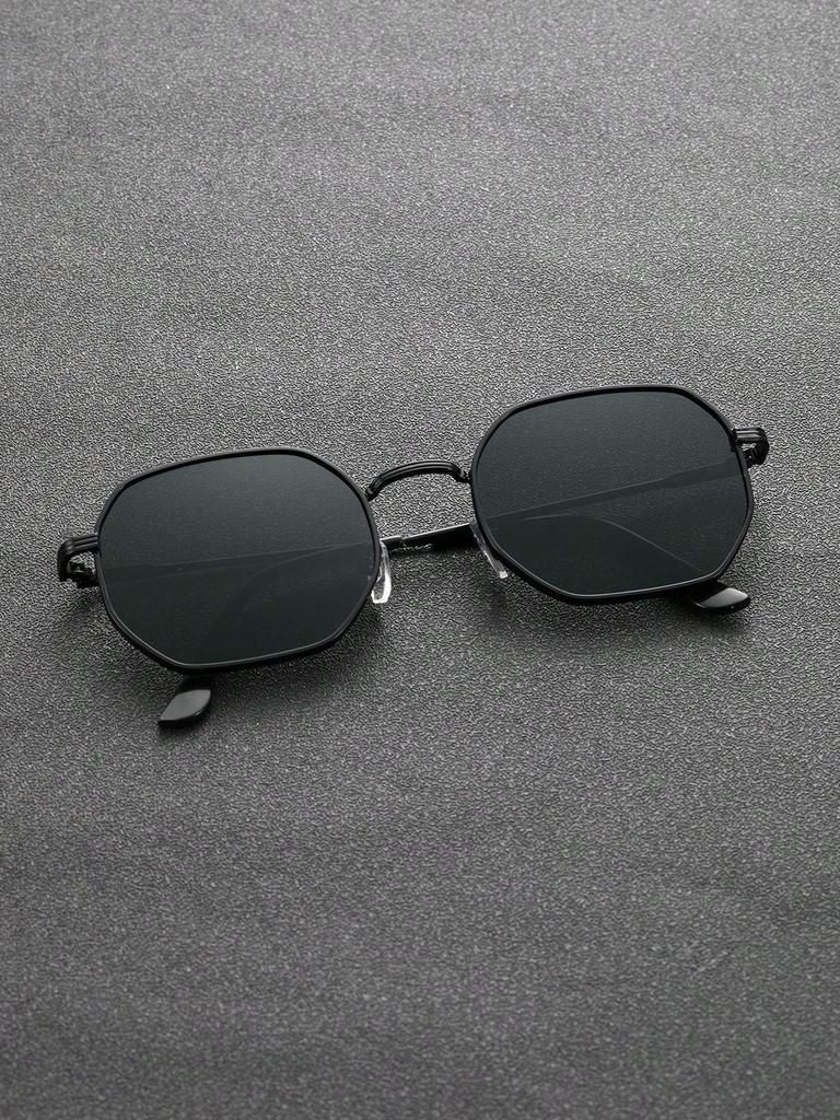 1/2 PCS Unisex Geometric Metal Frame Temperament Fashion Glasses For Outdoor Travel Driving Daily Life Accessories