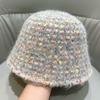 Colorful Woolen Hat for Women In Autumn and Winter Warm and Ear Protecting Versatile Knitted Hat for Fishermen