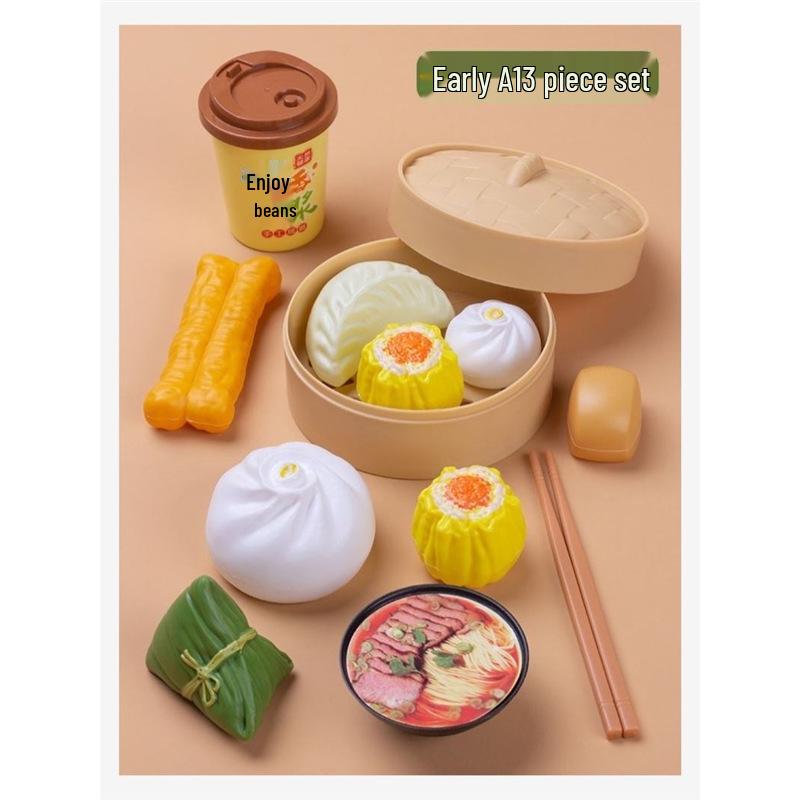 

Игровой набор «Кухня» для детского сада и набор имитации еды для кукольных домиков Standard