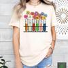 Medical Science Technologist T Shirt Laboratory Flowers Floral Beakers Lab Scientist Chemistry Teacher Tech Life