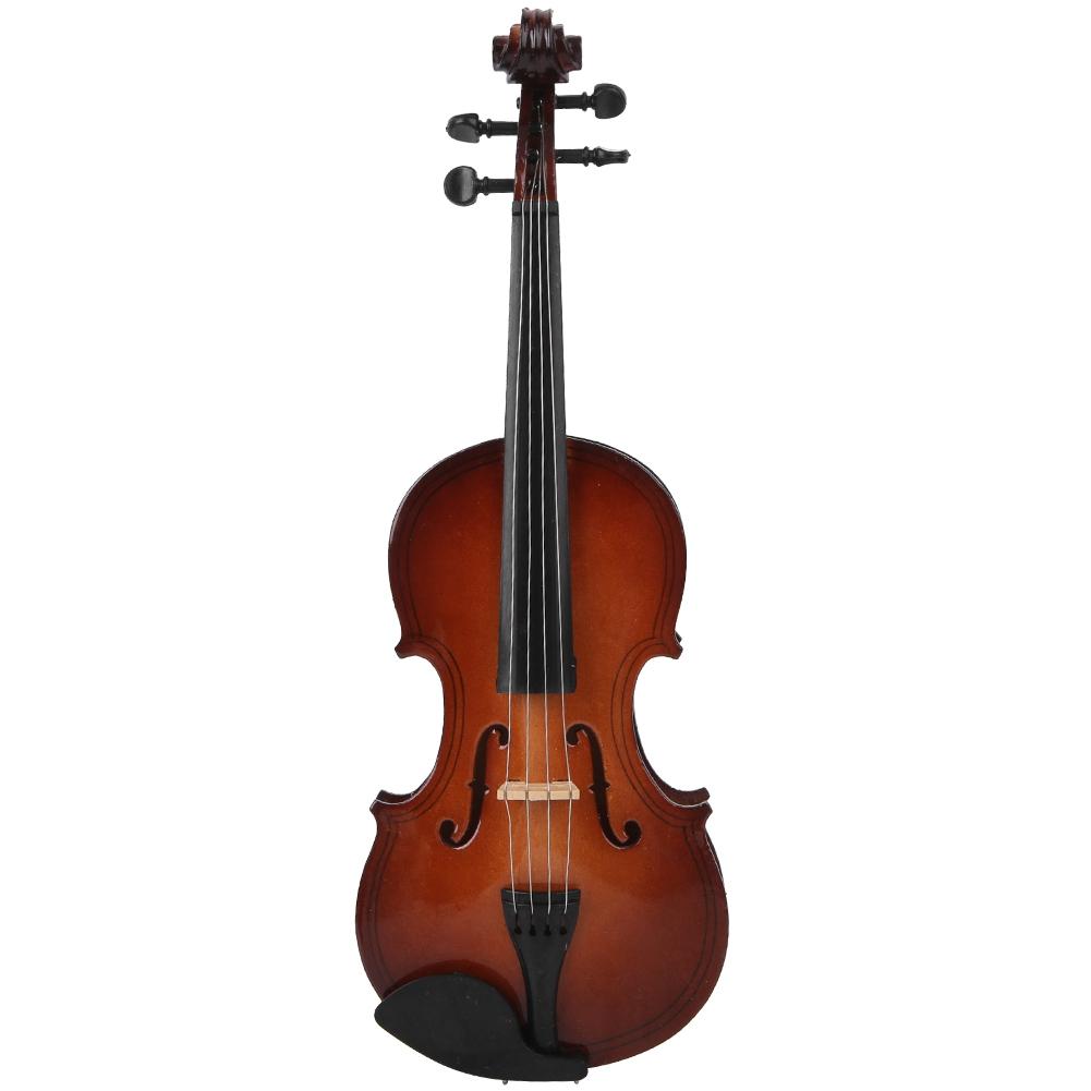 Miniature Violin Model Miniature Instruments Wooden Miniature Violin Model Mini Musical Instrument Model Ornaments With Gift Box