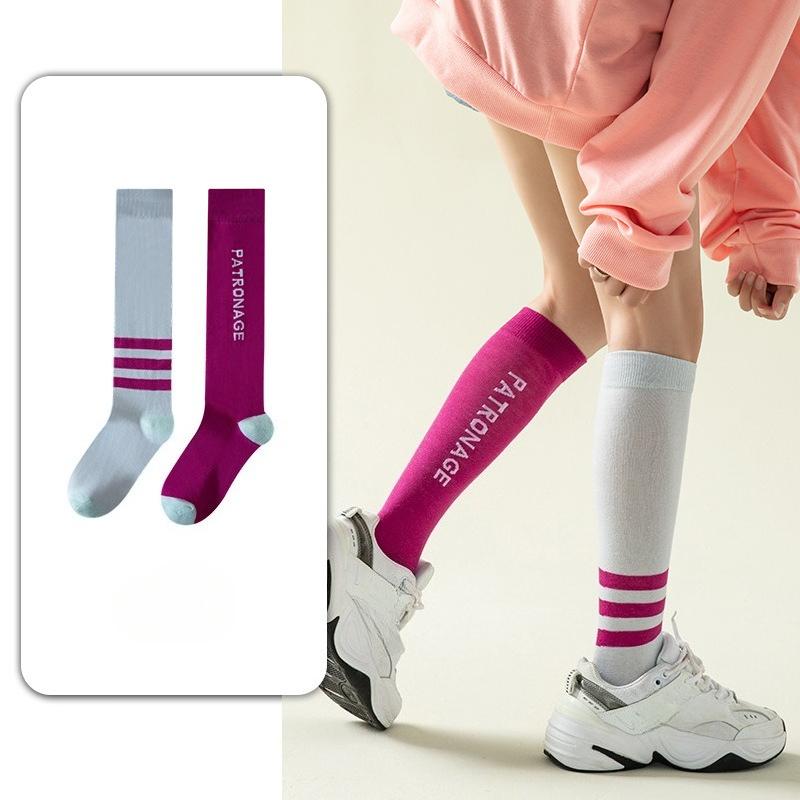 

Женские осенне-зимние фитнес-носки для бега и упражнений, компрессионные, эластичные, для похудения ног 1 pair фиолетовый/серый