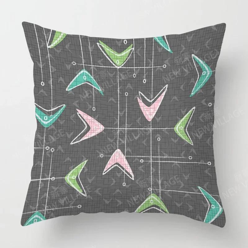 Nordic Fall Home Decor Autumn Throw Pillow Case Sofa Cushion Cover Modern 45x45cm 45*45 50x50 60x60cm 40*40 40x40 Geometry 60*60