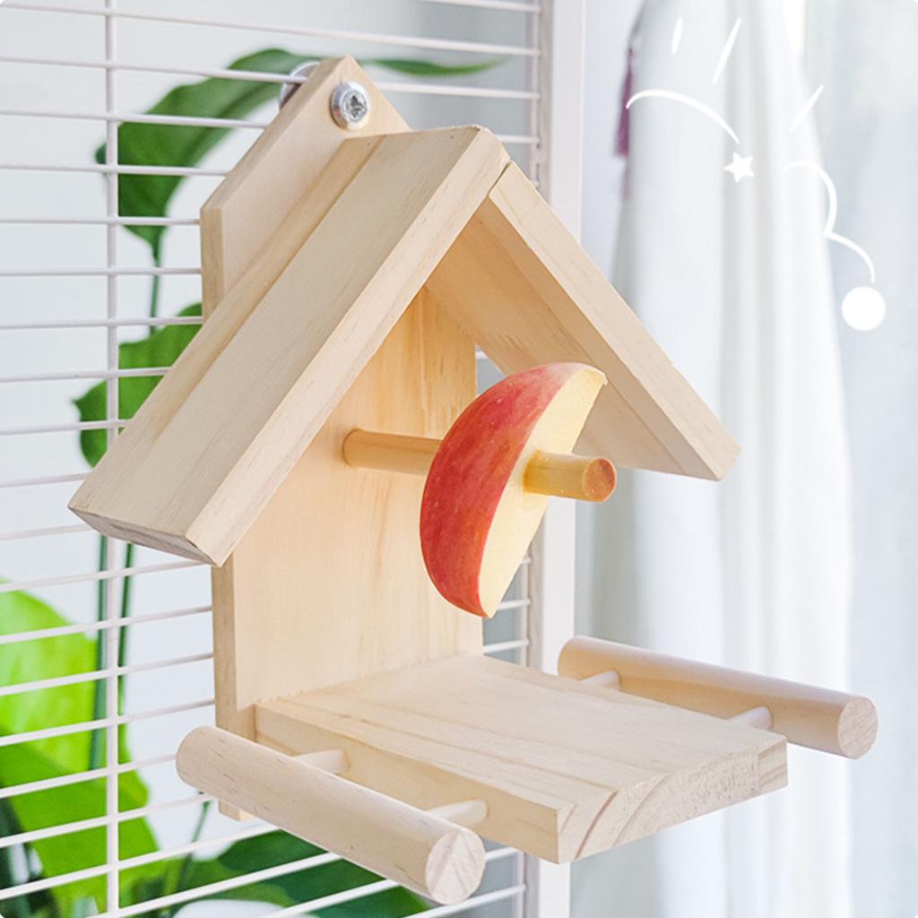 Bird Perch Feeder Molar Stand for Parrots Conure Supplies Budgies Grinding Scratchers for Small Medium Parrots Toy