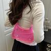 Jelly Color Crossbody Bag Clear Handbag PVC Transparent Shoulder Bag  Water-Sprinkling Festival