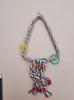 Bird Triangle Rope Swing Colorful Perch Chewing Toy for Parrots Budgie Parakeet Cockatiel Cockatoo