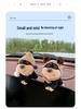 Creative Bee Dog Car Ornament: Cute Figurine for Center Console Decoration