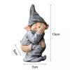 1 Pcs Funny Gnome Statue Garden Decoration Dwarf Taking A Shit Ornament Home Courtyard Lawn Decoration Resin Crafts