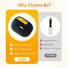 Design Eco Friendly Pet Hair Removal Gloves Double Sided Electrostatic Grooming Brush for Dog Cat Sofa Carpet Fast Cleaning