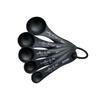 Tramontina Measuring Spoons, Bakery, Set of 5, Black, Removable, Condiment, 29899/061 TRAMONTINA